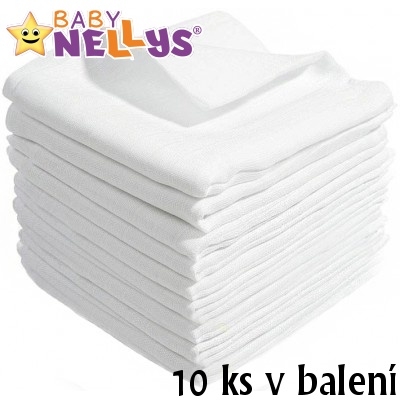 Kvalitní bavlněné pleny Baby Nellys - TETRA BASIC 80x80cm, 10ks v bal. Kvalitní bavlněné pleny Baby Nellys - TETRA BASIC 80x80cm, 10ks v bal.