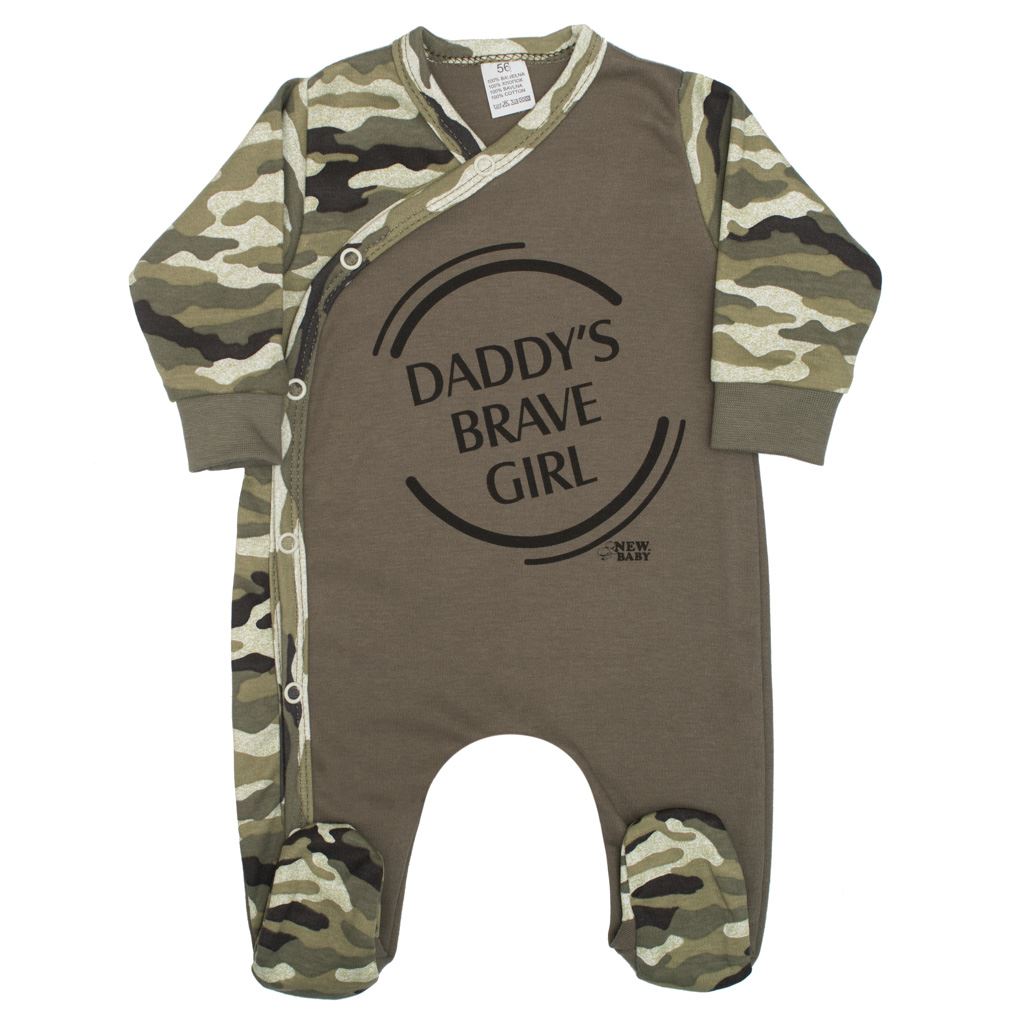 Kojenecký overal New Baby Army girl | Velikost: 80 (9-12m) Kojenecký overal New Baby Army girl | Velikost: 80 (9-12m)