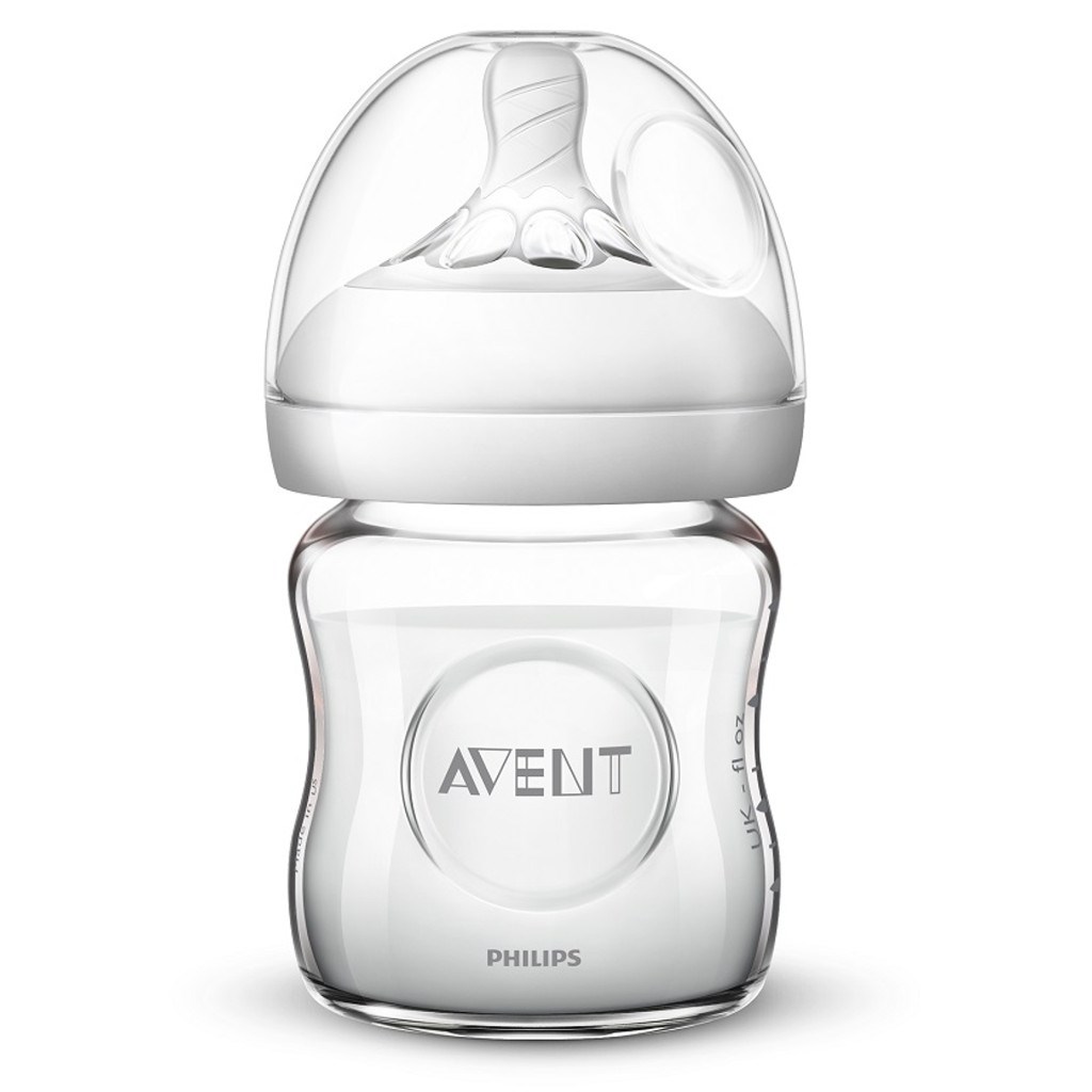 Kojenecká skleněná láhev Avent Natural 120 ml Kojenecká skleněná láhev Avent Natural 120 ml