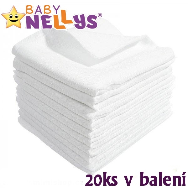 Kvalitní bavlněné pleny Baby Nellys - TETRA BASIC 70x80cm, 20ks v bal. Kvalitní bavlněné pleny Baby Nellys - TETRA BASIC 70x80cm, 20ks v bal.