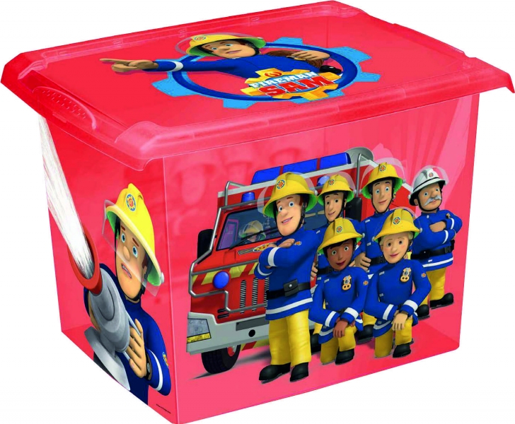 Keeeper Box na hračky Fireman Sam 20,5 l - červená Keeeper Box na hračky Fireman Sam 20,5 l - červená