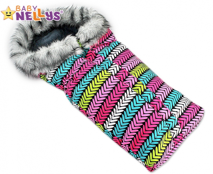 Fusák nejen do autosedačky Baby Nellys ® ESKYMO s kožíškem LUX - 01 Fusák nejen do autosedačky Baby Nellys ® ESKYMO s kožíškem LUX - 01