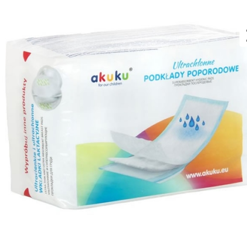 Poporodní vložky AKUKU - 10 ks Poporodní vložky AKUKU - 10 ks